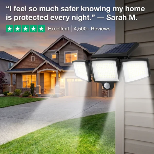 Luma SolarGuardTM - Solar Security Outdoor Lightning
