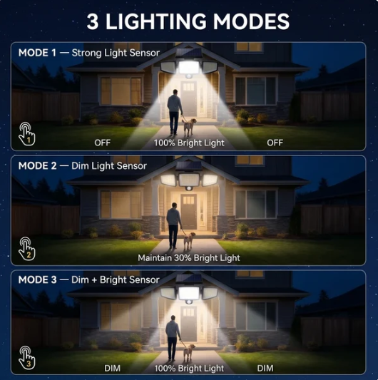 Luma SolarGuardTM - Solar Security Outdoor Lightning