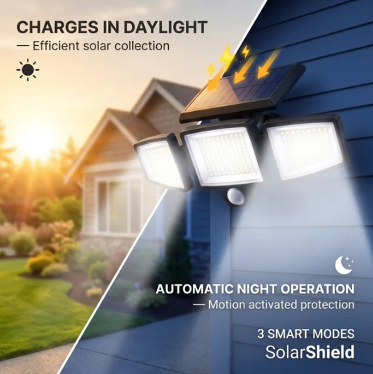 Luma SolarGuardTM - Solar Security Outdoor Lightning