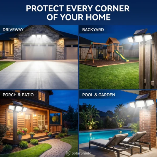 Luma SolarGuardTM - Solar Security Outdoor Lightning